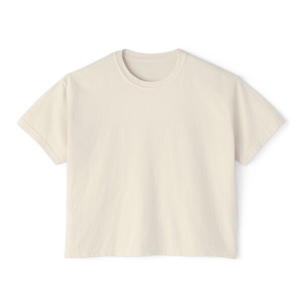 Cute Orange Cat Pocket Graphic Women's Boxy Tee