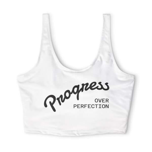 Progress Over Perfection Sports Bra