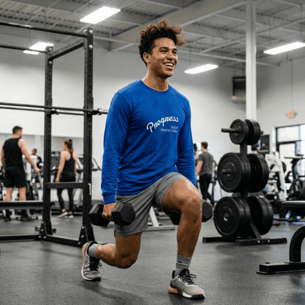 Progress Over Perfection Long Sleeve Tee